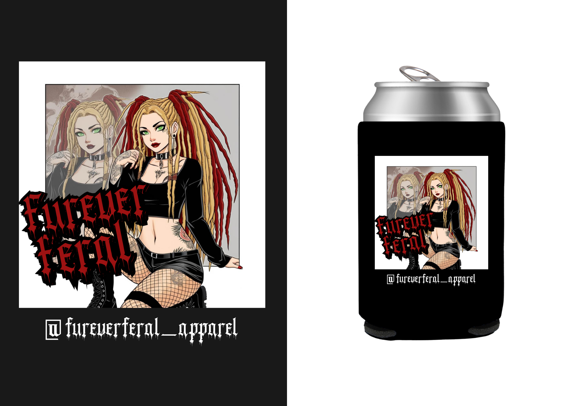 Anime Polaroid Koozie