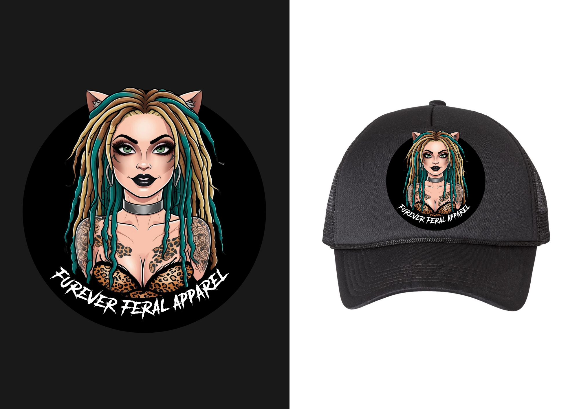 Feral Kitty Truck Hat