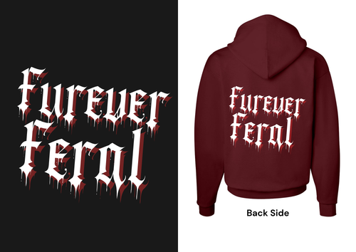 Anime Polaroid Unisex Hoodie Maroon