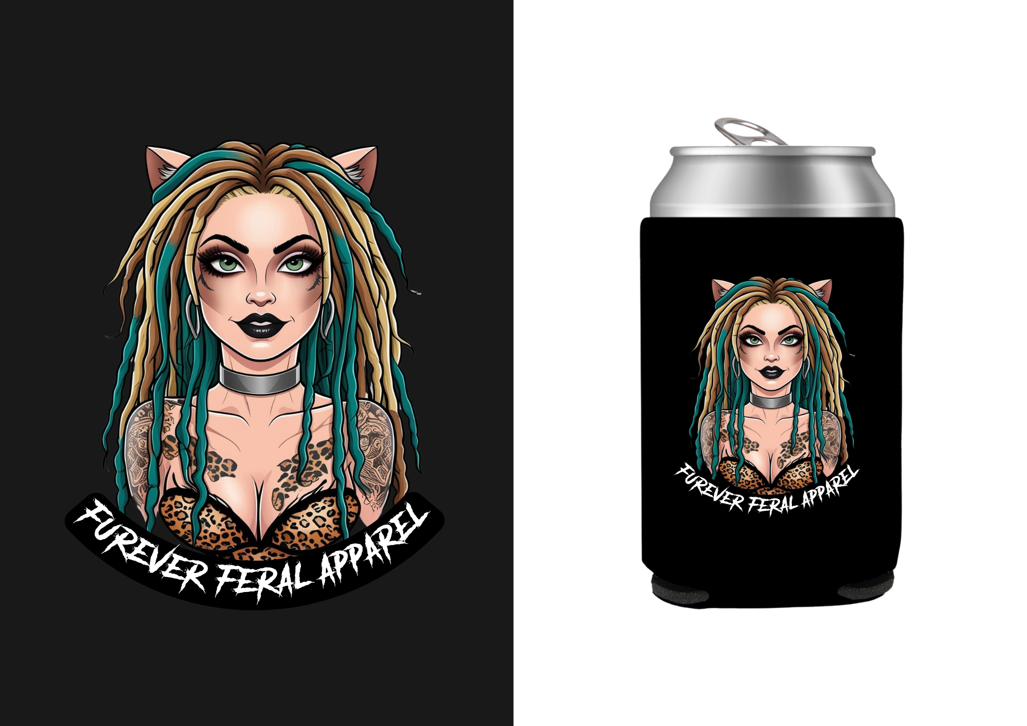 Feral Kitty Koozie