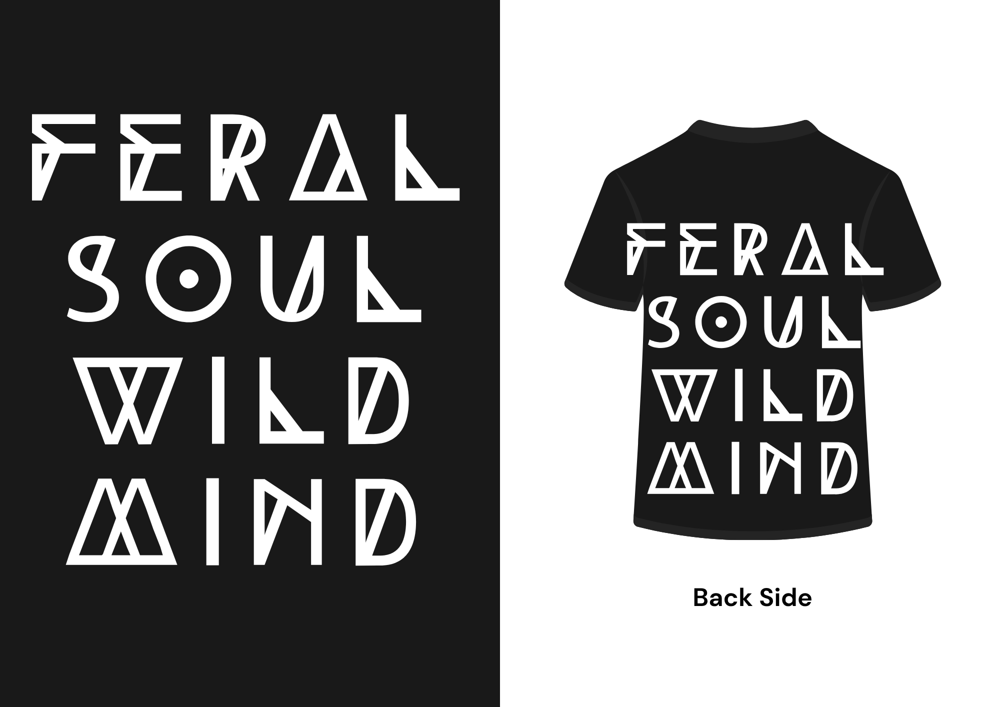 Feral Soul Unisex Tee Black