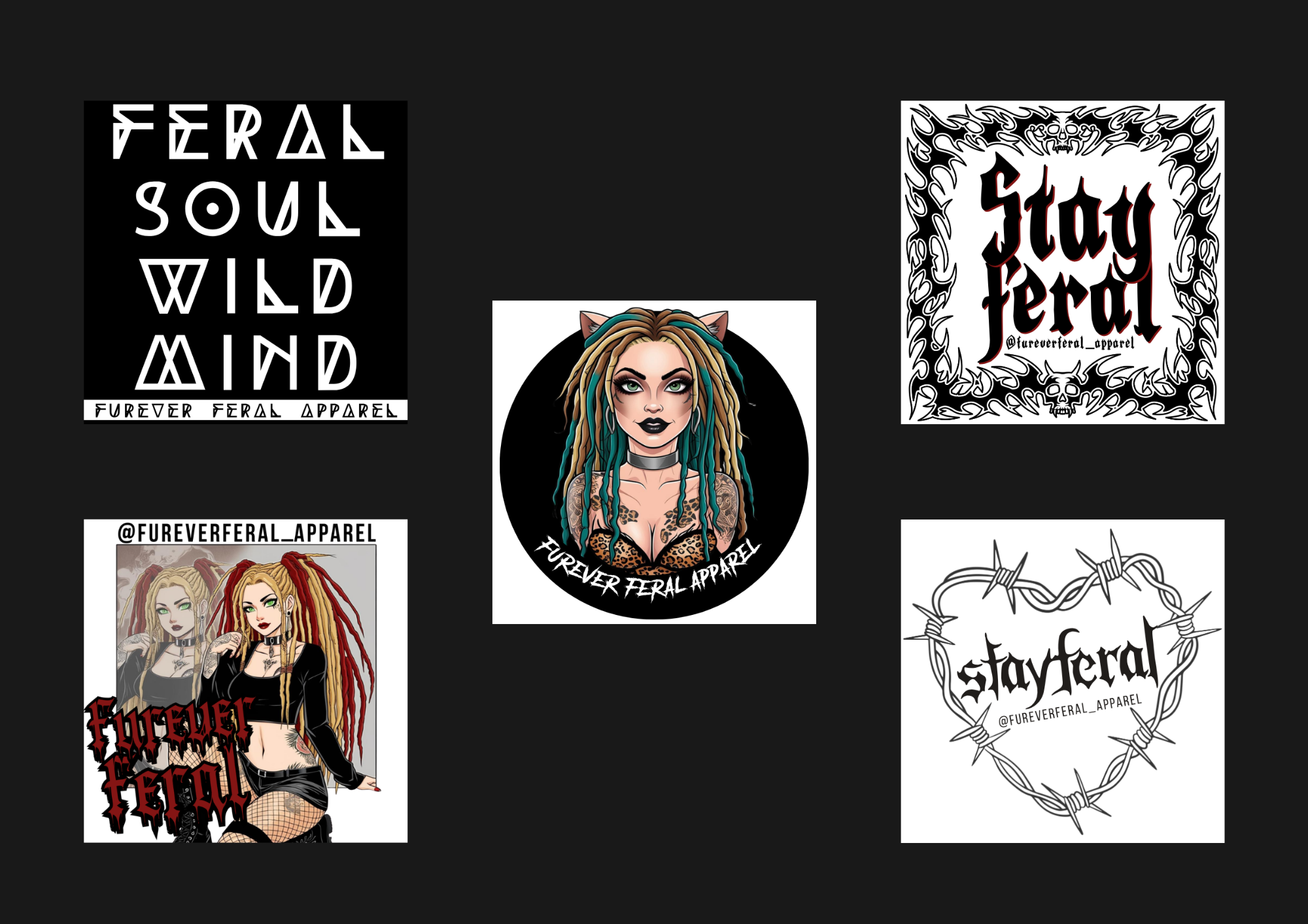 Furever Feral Sticker Pack